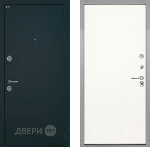 Входная металлическая Дверь Интекрон (INTECRON) Греция Гладкая Слоновая кость в Дубне