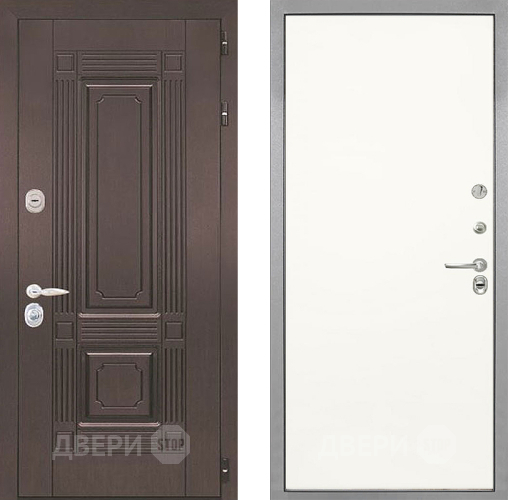 Входная металлическая Дверь Интекрон (INTECRON) Италия Гладкая Слоновая кость в Дубне