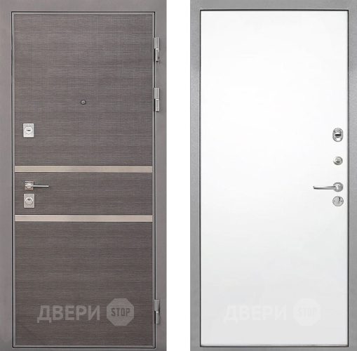 Дверь Интекрон (INTECRON) Неаполь Гладкая Силк Сноу в Дубне