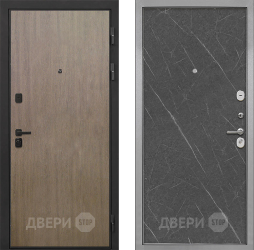 Дверь Интекрон (INTECRON) Профит Black Венге Коричневый Гладкая Гранит лава оникс в Дубне