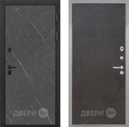 Входная металлическая Дверь Интекрон (INTECRON) Профит Black Гранит Лава Оникс Лучи-М Венге распил кофе в Дубне