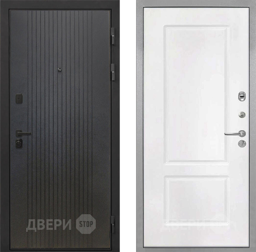Дверь Интекрон (INTECRON) Профит Black ФЛ-295 КВ-2 Белый матовый в Дубне