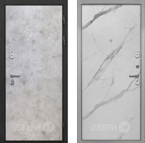 Входная металлическая Дверь Интекрон (INTECRON) Гектор Мрамор Светлый Гладкая Мрамор натуральный арктик в Дубне