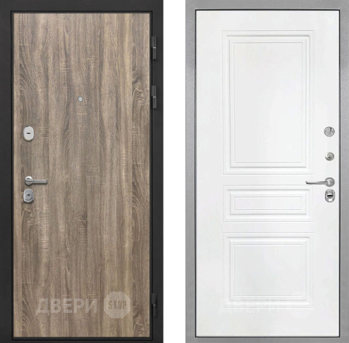 Дверь Интекрон (INTECRON) Гектор Дуб Турин ФЛ-243 Белый матовый в Дубне