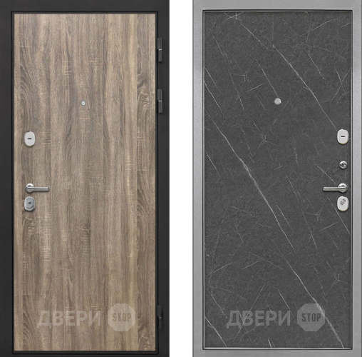 Дверь Интекрон (INTECRON) Гектор Дуб Турин Гладкая Гранит лава оникс в Дубне