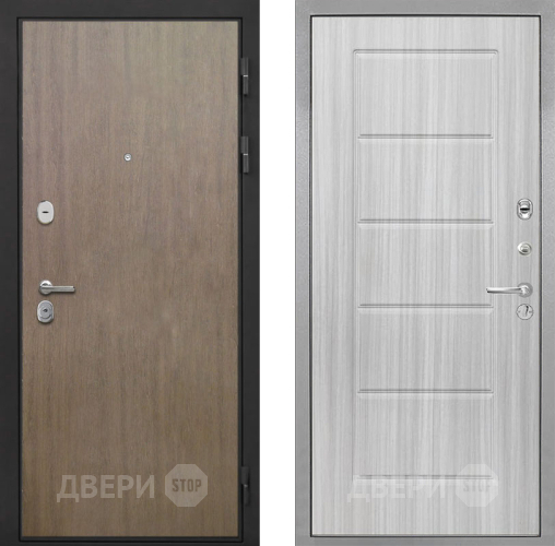 Входная металлическая Дверь Интекрон (INTECRON) Гектор Венге Коричневый ФЛ-39 Сандал белый в Дубне