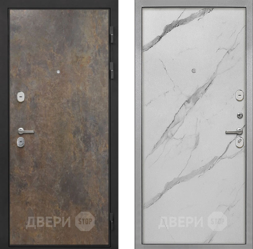 Дверь Интекрон (INTECRON) Гектор Гранж Гладкая Мрамор натуральный арктик в Дубне