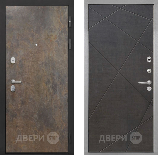 Входная металлическая Дверь Интекрон (INTECRON) Гектор Гранж Лучи-М Венге распил кофе в Дубне