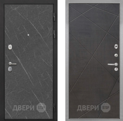 Входная металлическая Дверь Интекрон (INTECRON) Гектор Гранит Лава Оникс Лучи-М Венге распил кофе в Дубне