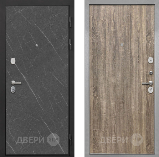 Дверь Интекрон (INTECRON) Гектор Гранит Лава Оникс Гладкая Дуб турин в Дубне