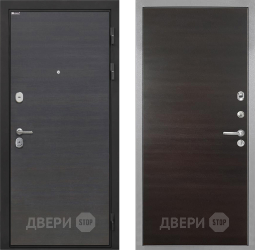 Входная металлическая Дверь Интекрон (INTECRON) Гектор Эковенге Гладкая Эковенге поперечный в Дубне