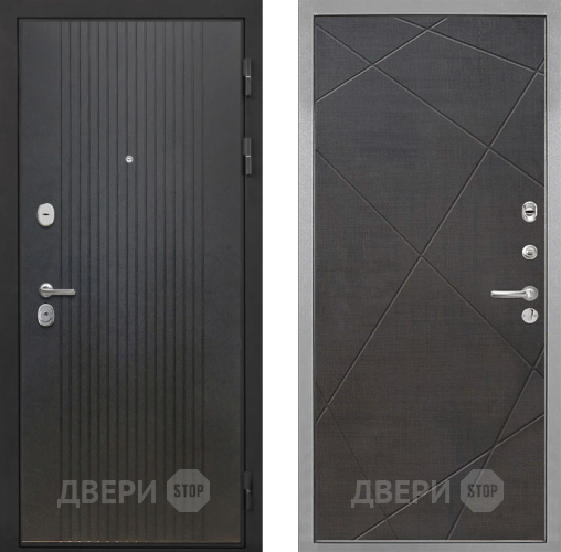 Входная металлическая Дверь Интекрон (INTECRON) Гектор ФЛ-295 Лучи-М Венге распил кофе в Дубне