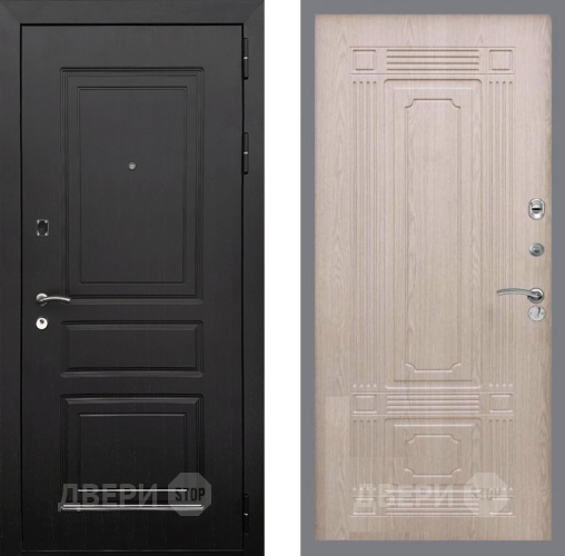 Входная металлическая Дверь Рекс (REX) 6 Венге FL-2 Беленый дуб в Дубне