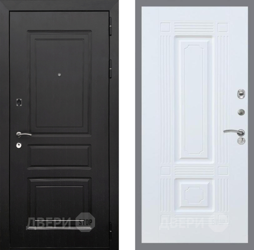 Входная металлическая Дверь Рекс (REX) 6 Венге FL-2 Силк Сноу в Дубне