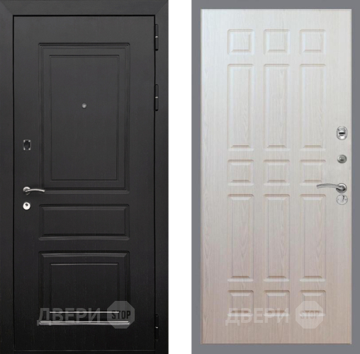 Входная металлическая Дверь Рекс (REX) 6 Венге FL-33 Беленый дуб в Дубне