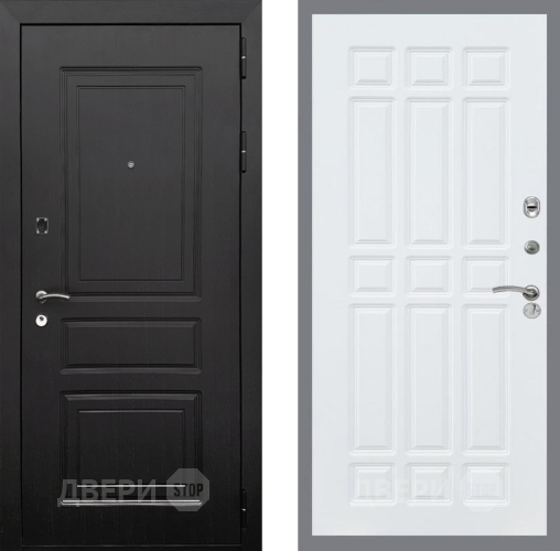 Входная металлическая Дверь Рекс (REX) 6 Венге FL-33 Силк Сноу в Дубне