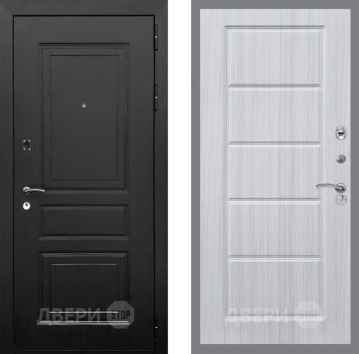 Входная металлическая Дверь Рекс (REX) 6 Венге FL-39 Сандал белый в Дубне