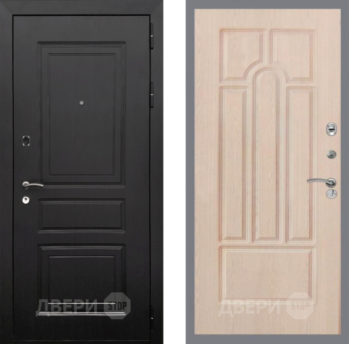 Входная металлическая Дверь Рекс (REX) 6 Венге FL-58 Беленый дуб в Дубне