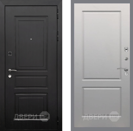 Входная металлическая Дверь Рекс (REX) 6 Венге FL-117 Грей софт в Дубне