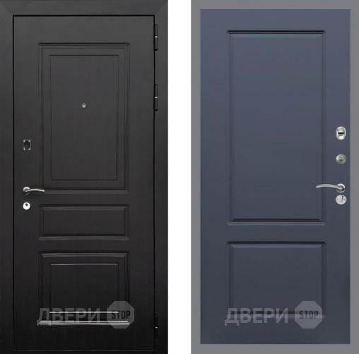 Входная металлическая Дверь Рекс (REX) 6 Венге FL-117 Силк титан в Дубне