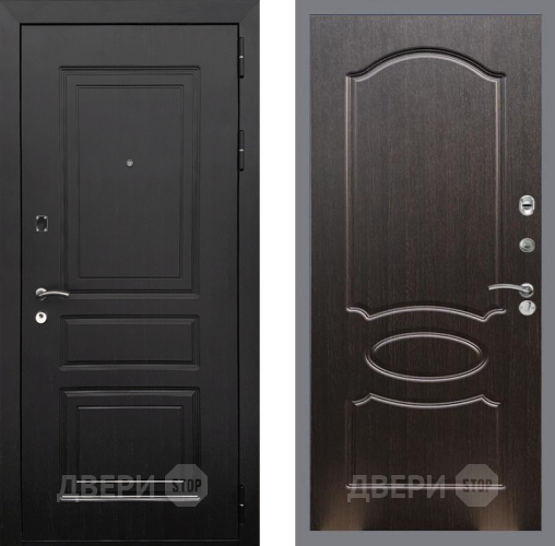 Входная металлическая Дверь Рекс (REX) 6 Венге FL-128 Венге светлый в Дубне