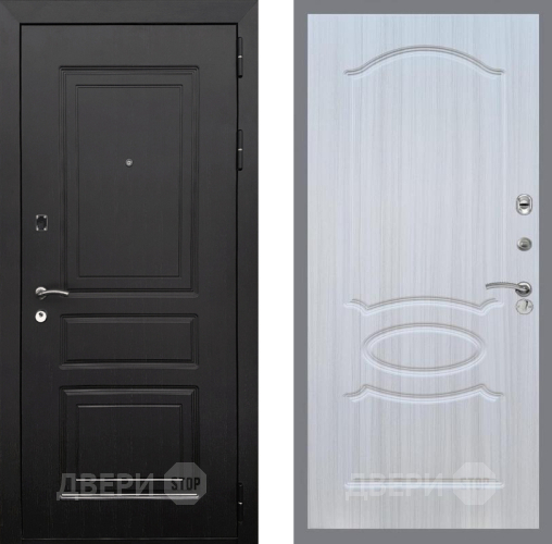 Входная металлическая Дверь Рекс (REX) 6 Венге FL-128 Сандал белый в Дубне