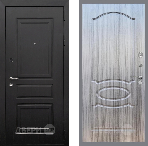 Входная металлическая Дверь Рекс (REX) 6 Венге FL-128 Сандал грей в Дубне