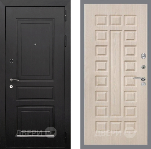 Входная металлическая Дверь Рекс (REX) 6 Венге FL-183 Беленый дуб в Дубне