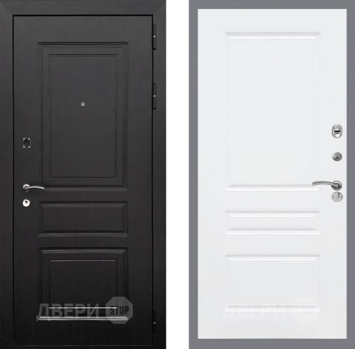 Входная металлическая Дверь Рекс (REX) 6 Венге FL-243 Силк Сноу в Дубне