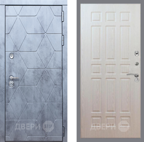 Входная металлическая Дверь Рекс (REX) 28 FL-33 Беленый дуб в Дубне