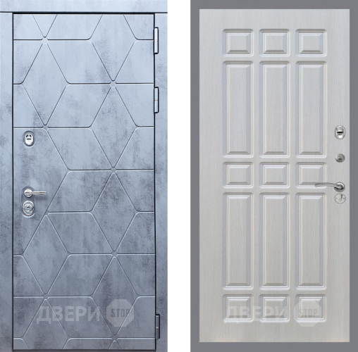 Входная металлическая Дверь Рекс (REX) 28 FL-33 Лиственница беж в Дубне