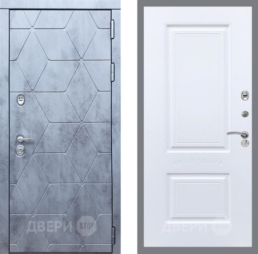 Входная металлическая Дверь Рекс (REX) 28 Смальта Силк Сноу в Дубне
