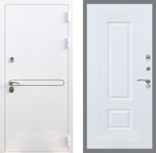 Входная металлическая Дверь Рекс (REX) 27 FL-2 Силк Сноу в Дубне