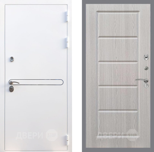 Входная металлическая Дверь Рекс (REX) 27 FL-39 Беленый дуб в Дубне