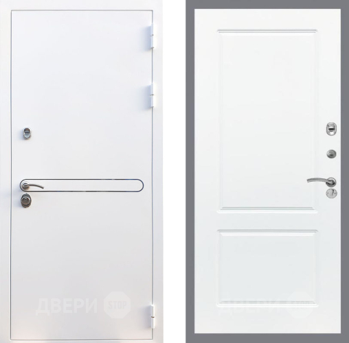 Входная металлическая Дверь Рекс (REX) 27 FL-117 Силк Сноу в Дубне