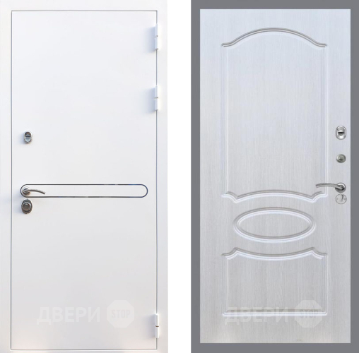 Входная металлическая Дверь Рекс (REX) 27 FL-128 Лиственница беж в Дубне