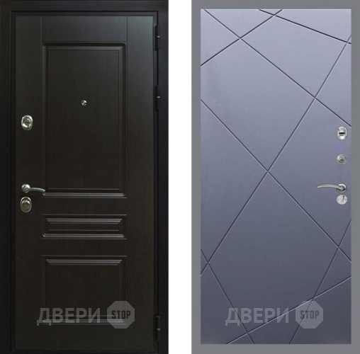 Входная металлическая Дверь Рекс (REX) Премиум-Н FL-291 Силк титан в Дубне