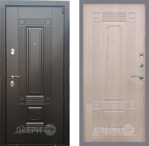 Входная металлическая Дверь Рекс (REX) 9 FL-2 Беленый дуб в Дубне