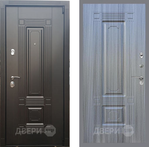 Входная металлическая Дверь Рекс (REX) 9 FL-2 Сандал грей в Дубне