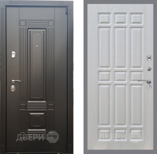 Входная металлическая Дверь Рекс (REX) 9 FL-33 Лиственница беж в Дубне