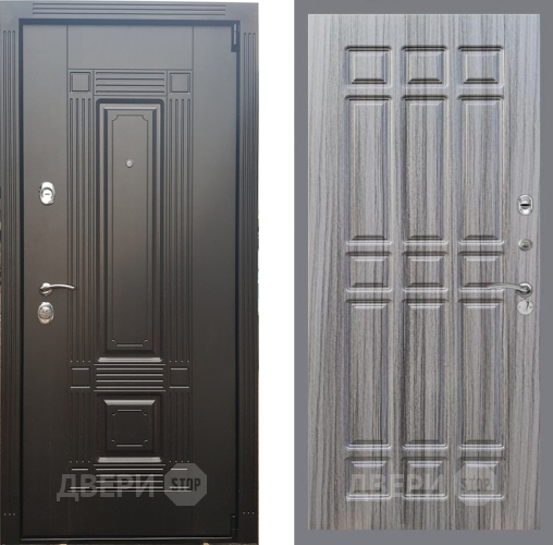 Входная металлическая Дверь Рекс (REX) 9 FL-33 Сандал грей в Дубне