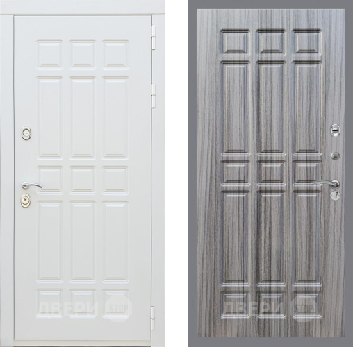 Входная металлическая Дверь Рекс (REX) 8 Силк Сноу FL-33 Сандал грей в Дубне