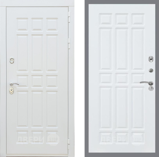 Входная металлическая Дверь Рекс (REX) 8 Силк Сноу FL-33 Силк Сноу в Дубне