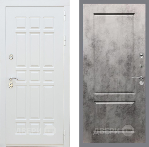 Дверь Рекс (REX) 8 Силк Сноу FL-117 Бетон темный в Дубне