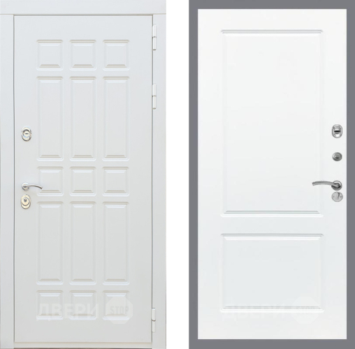 Входная металлическая Дверь Рекс (REX) 8 Силк Сноу FL-117 Силк Сноу в Дубне