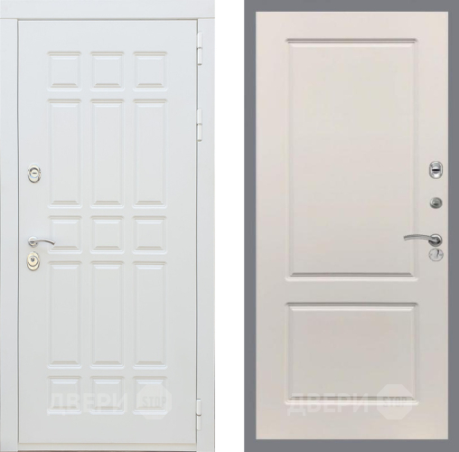 Входная металлическая Дверь Рекс (REX) 8 Силк Сноу FL-117 Шампань в Дубне