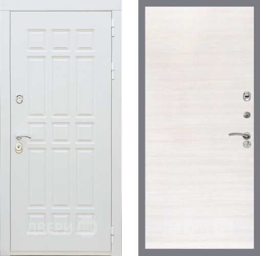 Входная металлическая Дверь Рекс (REX) 8 Силк Сноу GL Акация в Дубне