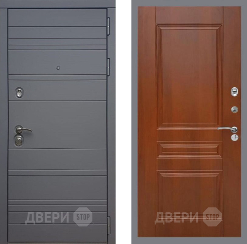 Дверь Рекс (REX) 14 силк титан FL-243 Итальянский орех в Дубне