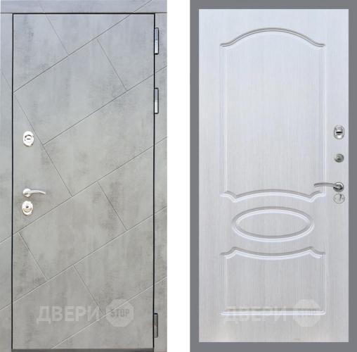 Входная металлическая Дверь Рекс (REX) 22 FL-128 Лиственница беж в Дубне