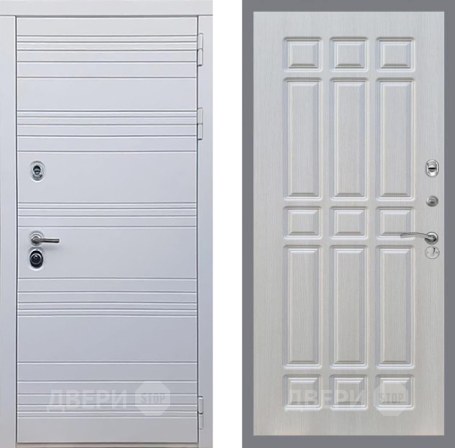 Входная металлическая Дверь Рекс (REX) 14 Силк Сноу FL-33 Лиственница беж в Дубне